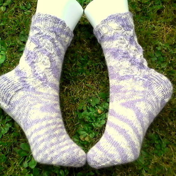 Squids Swirls 4 Ply Socks Knitting Pattern
