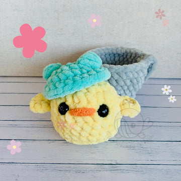 Teacup Chick with Frog Hat