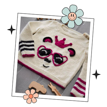 Panda Queen, Panda Pullover for Party Princess