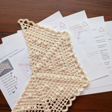 Crochet Shawl Pattern/Chart #57