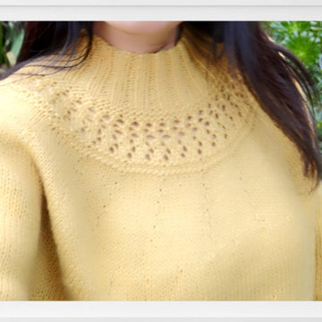 Golden Valley Top Down Sweater