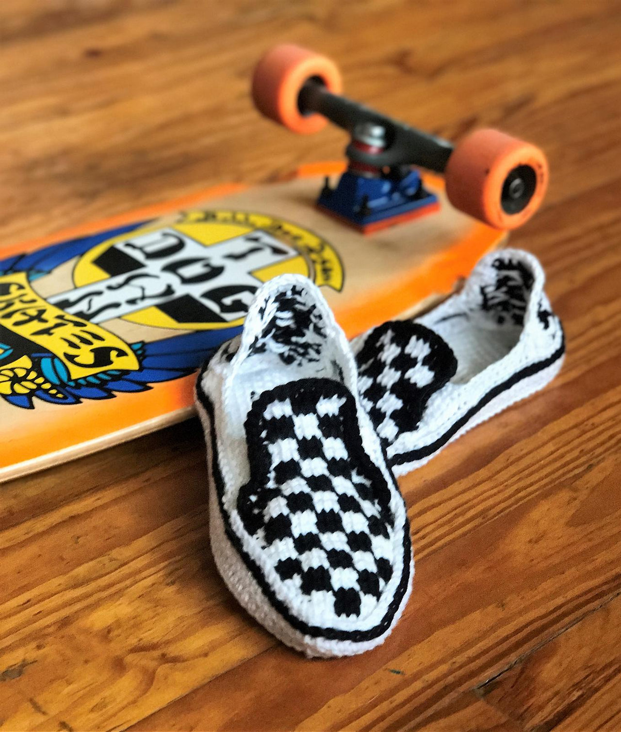 Vans Slip-on Style Crochet Slippers