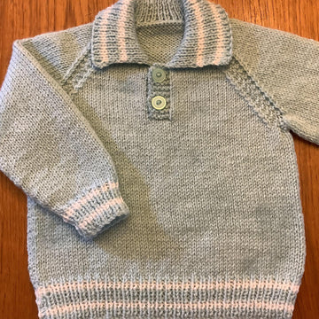 Boys Pullover with Collar in 3 sizes