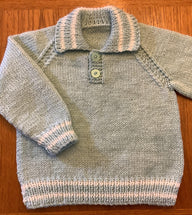 Boys Pullover with Collar in 3 sizes