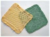 K642-Lace Washcloths