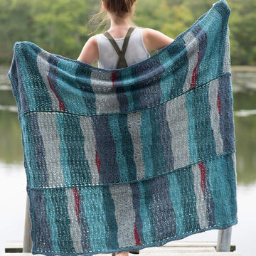 Monet's Ocean Blanket in Berroco Remix - Portfolio5-5 - Downloadable PDF