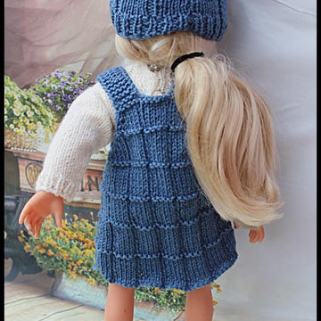 OG2 Pinafore, Long Sleeve T-shirt, Hat & Boots 18 inch Fashion Doll