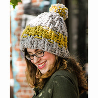 756 Upward Spiral Beanie - Hat Crochet Pattern for Women in Valley Yarns Valley Superwash Super Bulky