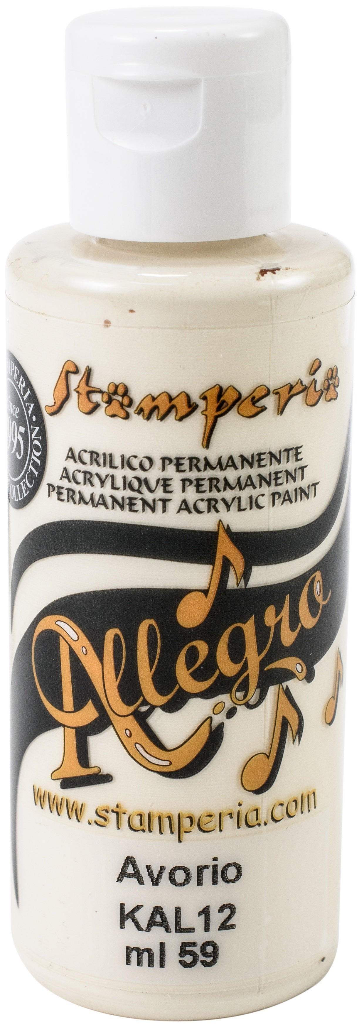 Stamperia Intl Stamperia Allegro Paint 59ml - Ivory