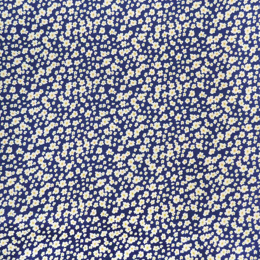 Lady McElroy Viscose Challis Lawn  - Moonshine Daisies