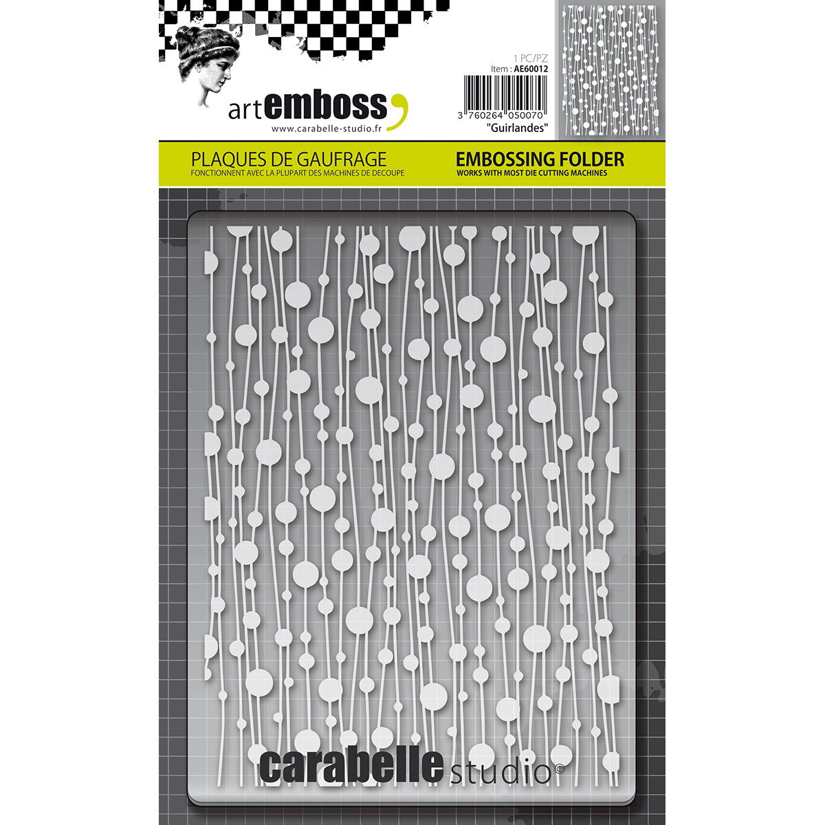 Carabelle Studio Embossing Folder - Guirlandes