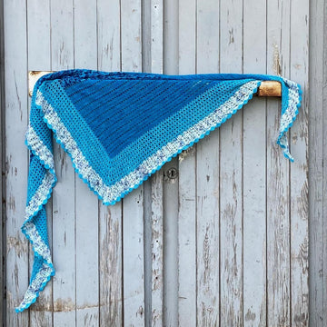 Penny Lane Blue Sky Shawl