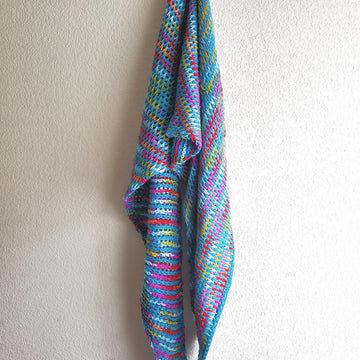 Turquoise Fiesta Shawl