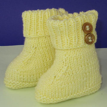 Easy Baby 2 Button Booties