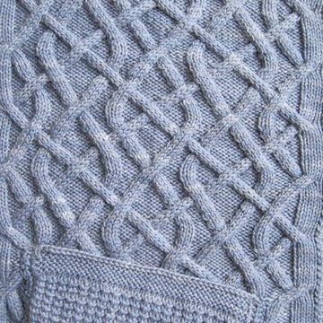 Warm Leitrim Pocket Shawl