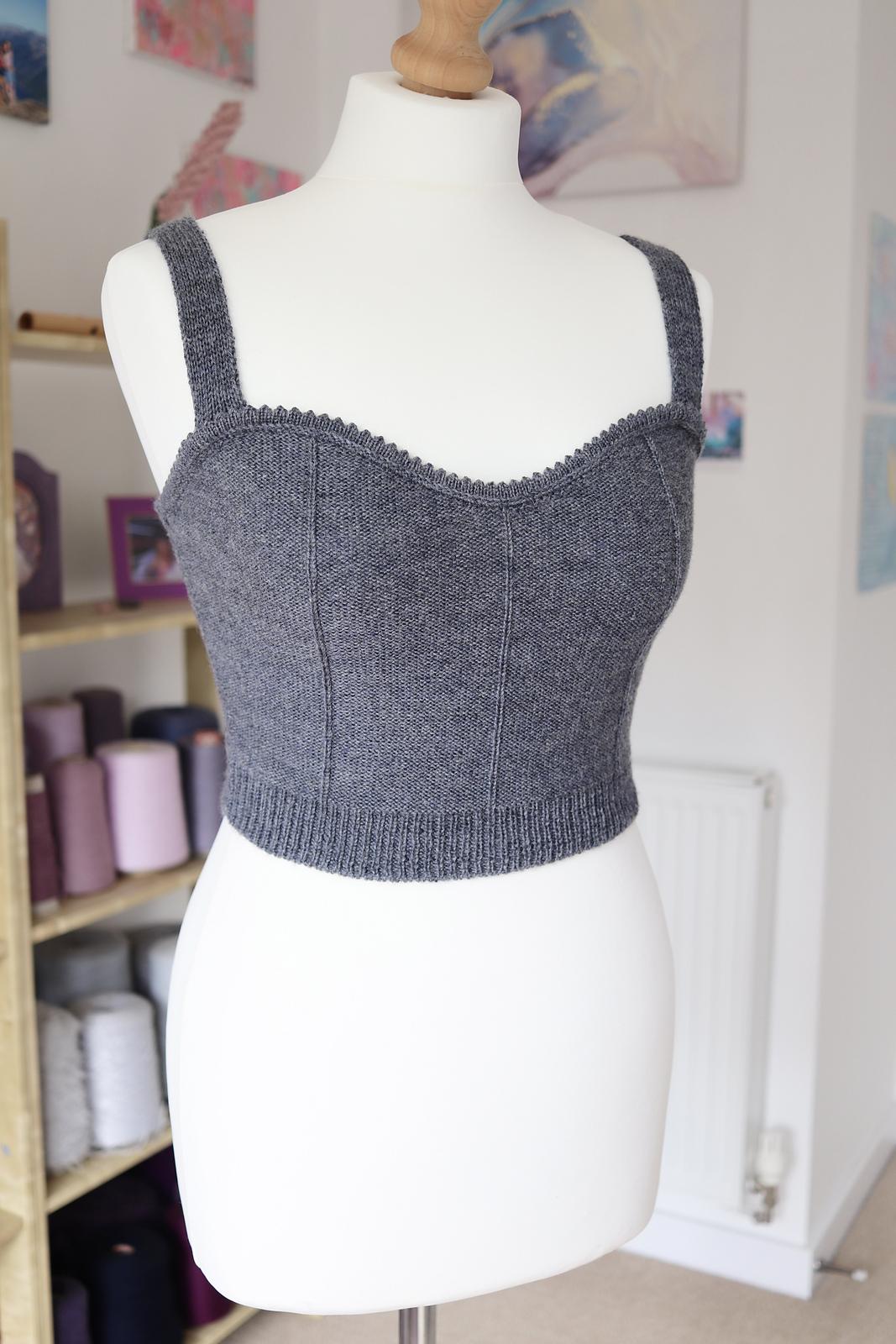 "Bridal Bodice" Machine Knit