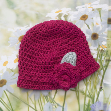 Rose Baby Hat