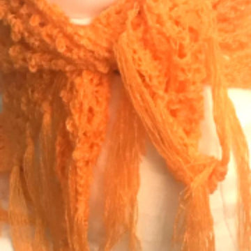 Orange Peel Pareo Wraparound Skirt
