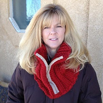 Zipper Ribbed Cowl