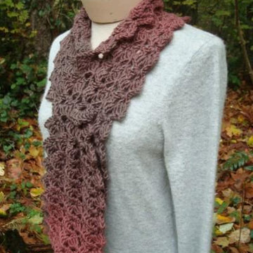 Lacy Keyhole Scarf - PA-330