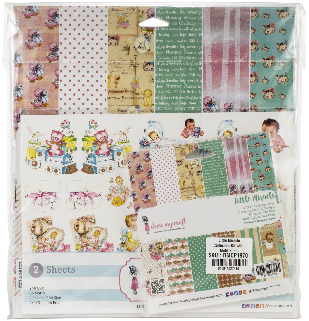 Dress My Crafts Collection Kit - Little Miracle
