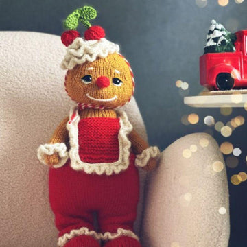 Gingerbread Man Knitting Pattern