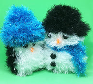Christmas decoration / toy: penguin and snowman