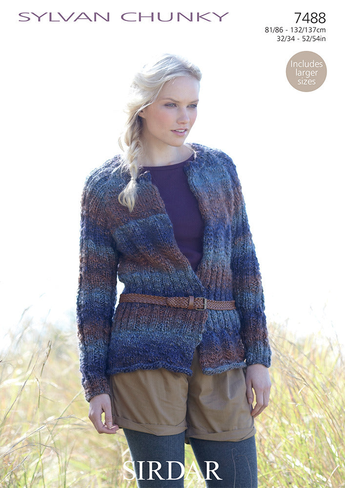 Burley Cardigan in Sirdar Sylvan - 7488 - Downloadable PDF