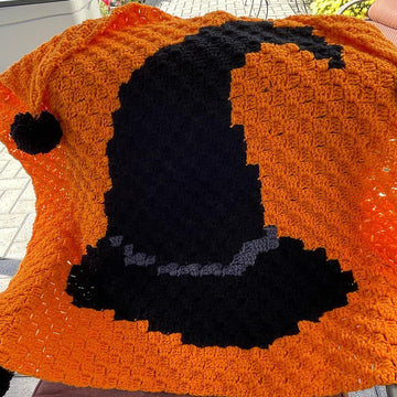 Witch's Hat C2C Afghan
