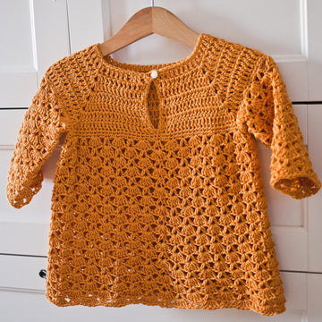 Mustard Bow Dress