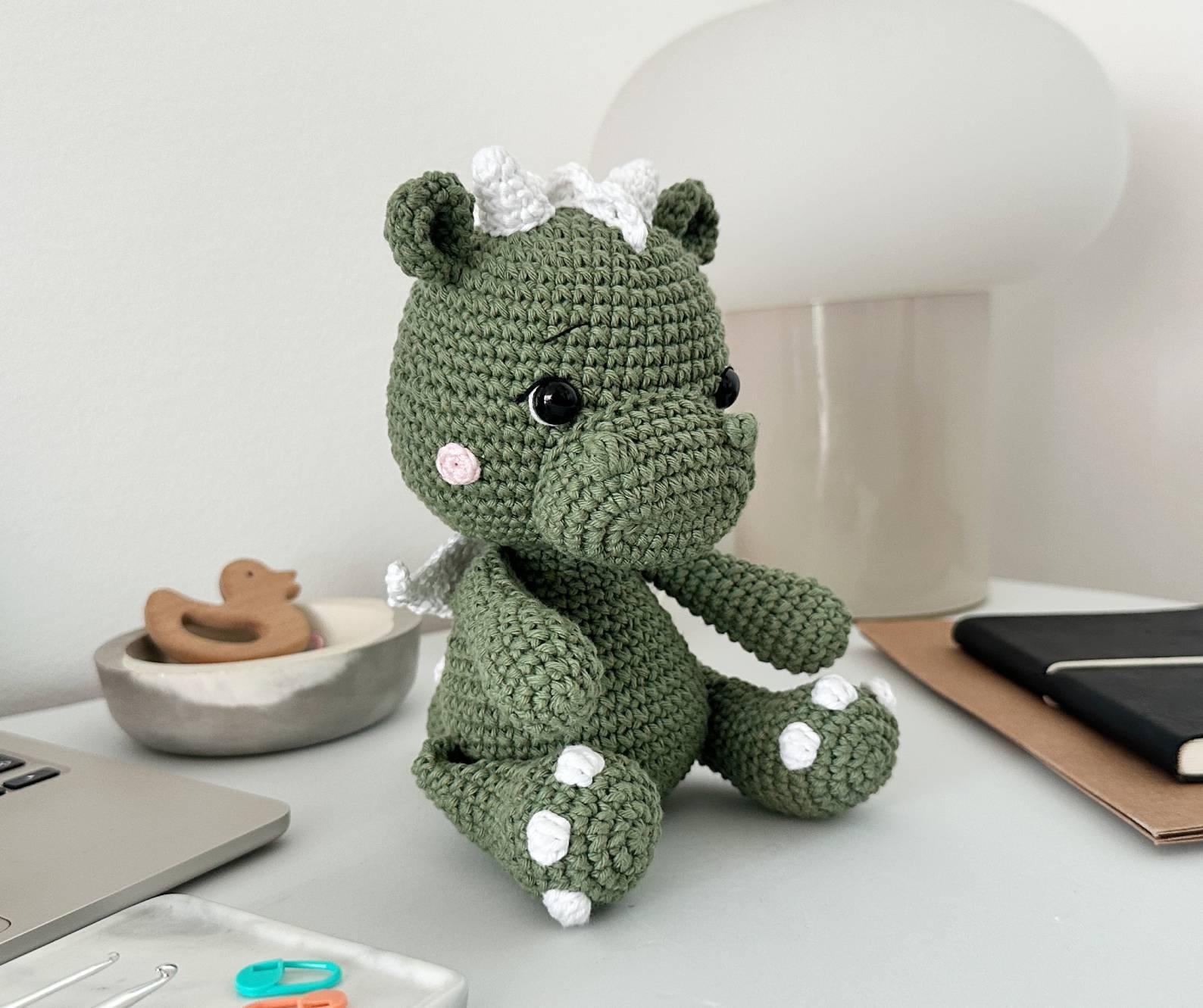 Dragon Amigurumi Crochet Pattern PDF – Dragon Soft Toy, Stuffed Animal Tutorial
