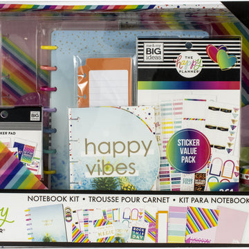 Happy Planner Notebook Box Kit - Accessories Brights