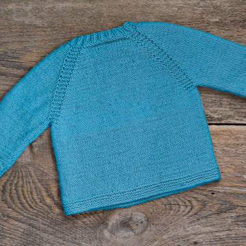 Knit kids sweater - PDF Knitting Pattern, Stitch motif duplicate stitching colorwork