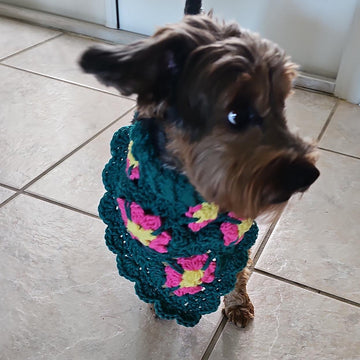 Boho Turtleneck Pet Bandana