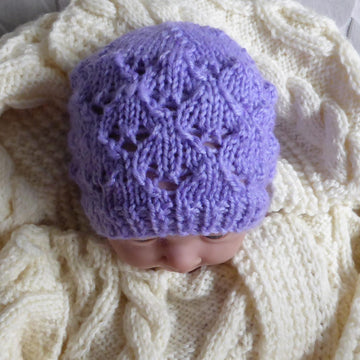 Carly - prem baby lace hat