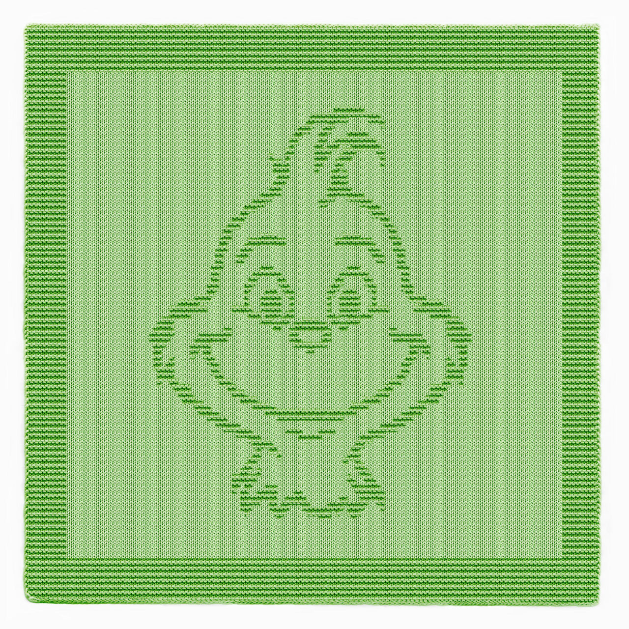 Happy Grinch blanket Knitting Pattern Knit-Purl only