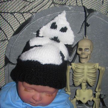 Baby White Ghost Beanie