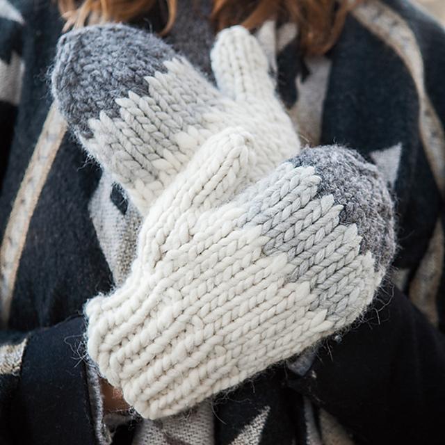 Fog Bank Hat and Mittens