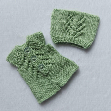Baby Doll Bodysuit and Hat for 9 Inch Dolls