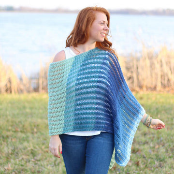 Easy Breezy Knit Poncho