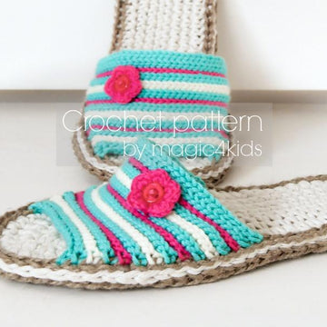 Funny sandals with rope soles
