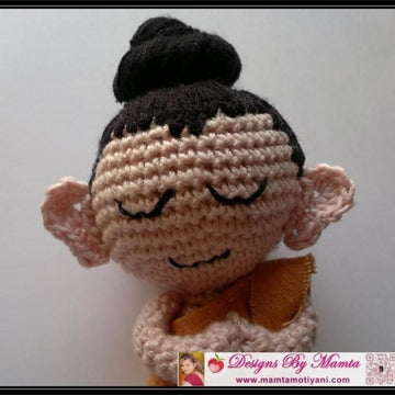 Crochet Baby Buddha Pattern Unique Amigurumi Doll