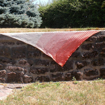 Faux Brioche Bias Shawl