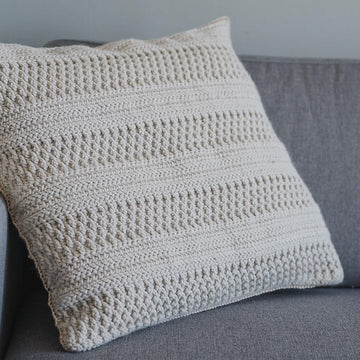 Simple Crochet Pillow Cover