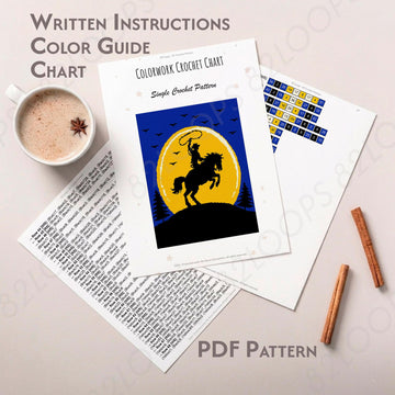 Rodeo Cowboy SC Crochet Blanket Pattern