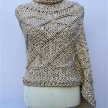 Cozy Hug Winter Poncho