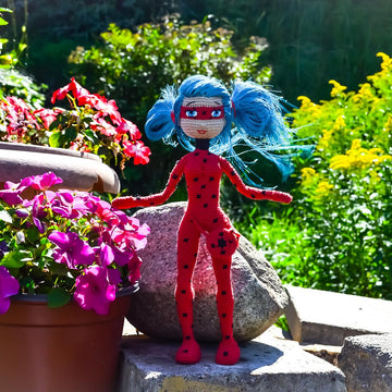 Crochet Pattern Ladybug Amigurumi doll