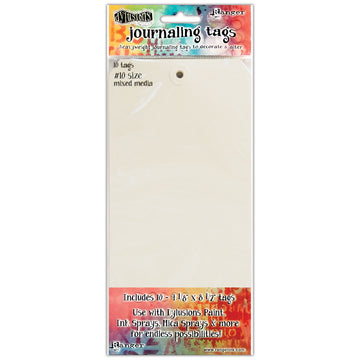 Ranger Dyan Reaveley's Dylusions Journal Tags 10/Pkg - Media Paper #10