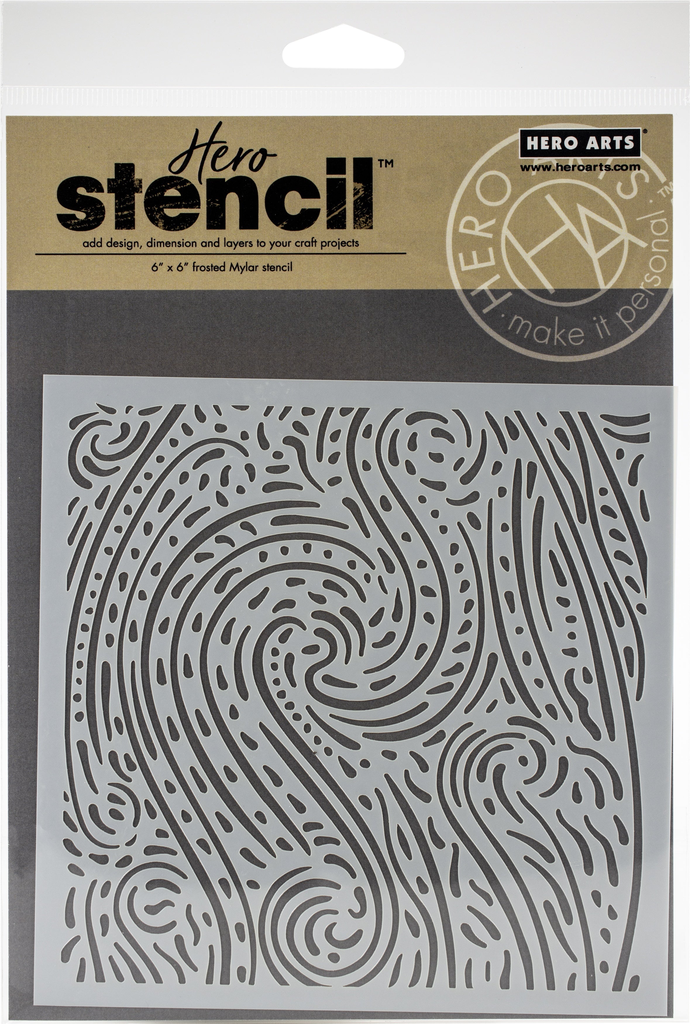 Hero Arts Stencil 6"X6" - Starry Night
