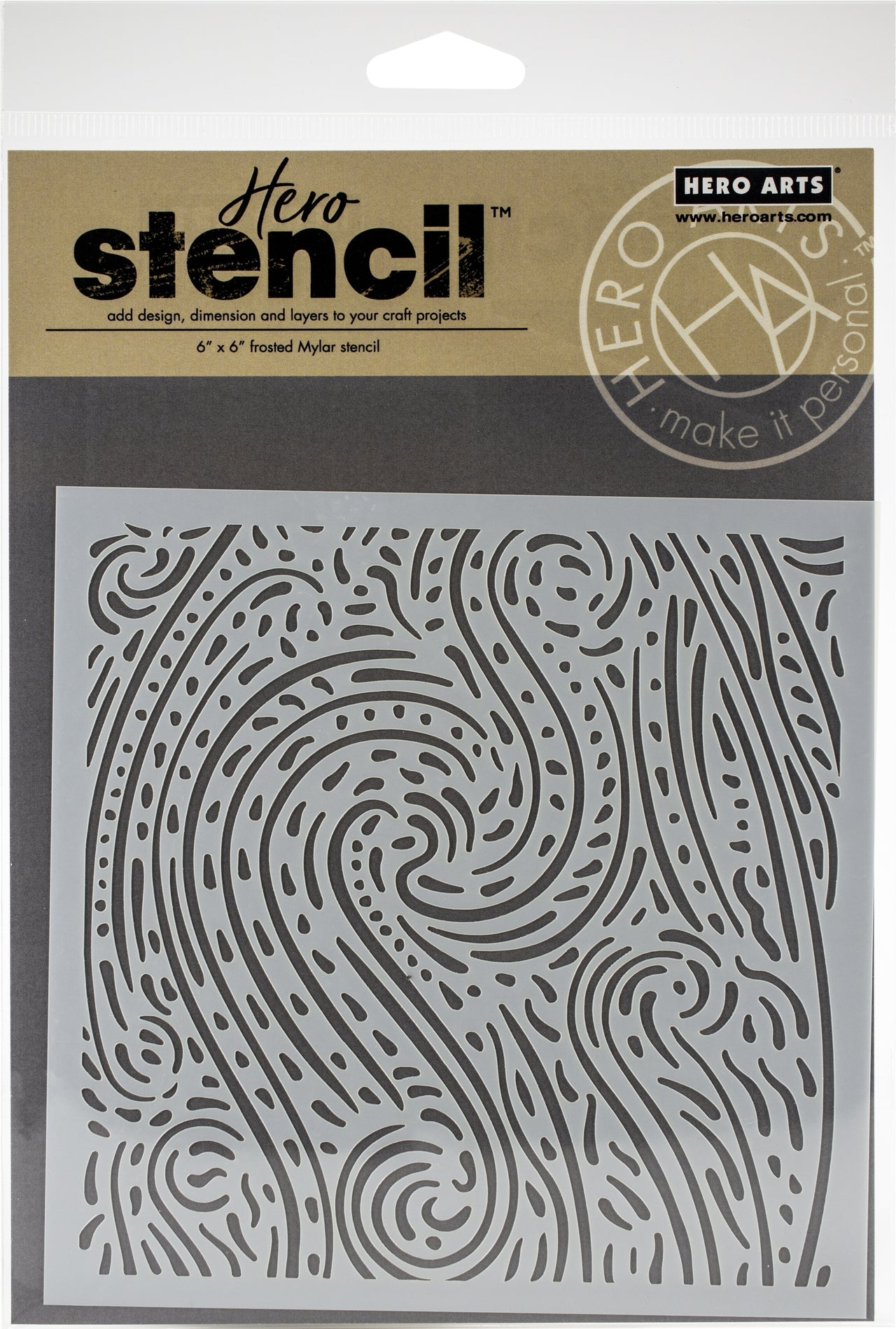 Hero Arts Stencil 6"X6" - Starry Night